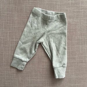 Organic cotton gray leggings